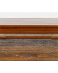 Chinese Low Side Table with Brown Lacquer-7. Asian & Chinese Furniture, Art, Antiques, Vintage Home Décor for sale at FEA Home