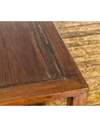 Late Qing Dynasty Square Coffee Table with Horse Hoof Legs and Stretchers-13. Asian & Chinese Furniture, Art, Antiques, Vintage Home Décor for sale at FEA Home