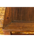 Late Qing Dynasty Square Coffee Table with Horse Hoof Legs and Stretchers-14. Asian & Chinese Furniture, Art, Antiques, Vintage Home Décor for sale at FEA Home