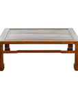 Late Qing Dynasty Square Coffee Table with Horse Hoof Legs and Stretchers-18. Asian & Chinese Furniture, Art, Antiques, Vintage Home Décor for sale at FEA Home