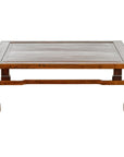 Late Qing Dynasty Square Coffee Table with Horse Hoof Legs and Stretchers-1. Asian & Chinese Furniture, Art, Antiques, Vintage Home Décor for sale at FEA Home