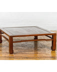 Late Qing Dynasty Square Coffee Table with Horse Hoof Legs and Stretchers-3. Asian & Chinese Furniture, Art, Antiques, Vintage Home Décor for sale at FEA Home
