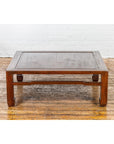 Late Qing Dynasty Square Coffee Table with Horse Hoof Legs and Stretchers-4. Asian & Chinese Furniture, Art, Antiques, Vintage Home Décor for sale at FEA Home