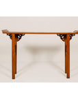 Qing Dynasty Tall Altar Console Table with Carved Scrolling Spandrels-15. Asian & Chinese Furniture, Art, Antiques, Vintage Home Décor for sale at FEA Home