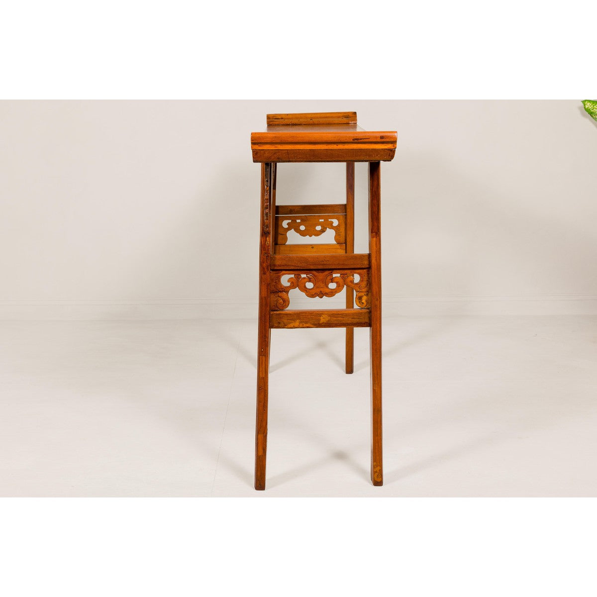 Qing Dynasty Tall Altar Console Table with Carved Scrolling Spandrels-16. Asian & Chinese Furniture, Art, Antiques, Vintage Home Décor for sale at FEA Home