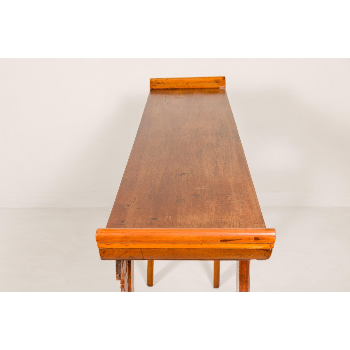 Qing Dynasty Tall Altar Console Table with Carved Scrolling Spandrels-17. Asian & Chinese Furniture, Art, Antiques, Vintage Home Décor for sale at FEA Home