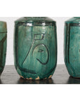Set of Antique Green Glazed Ceramic Jars-14. Asian & Chinese Furniture, Art, Antiques, Vintage Home Décor for sale at FEA Home