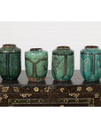 Set of Antique Green Glazed Ceramic Jars-17. Asian & Chinese Furniture, Art, Antiques, Vintage Home Décor for sale at FEA Home