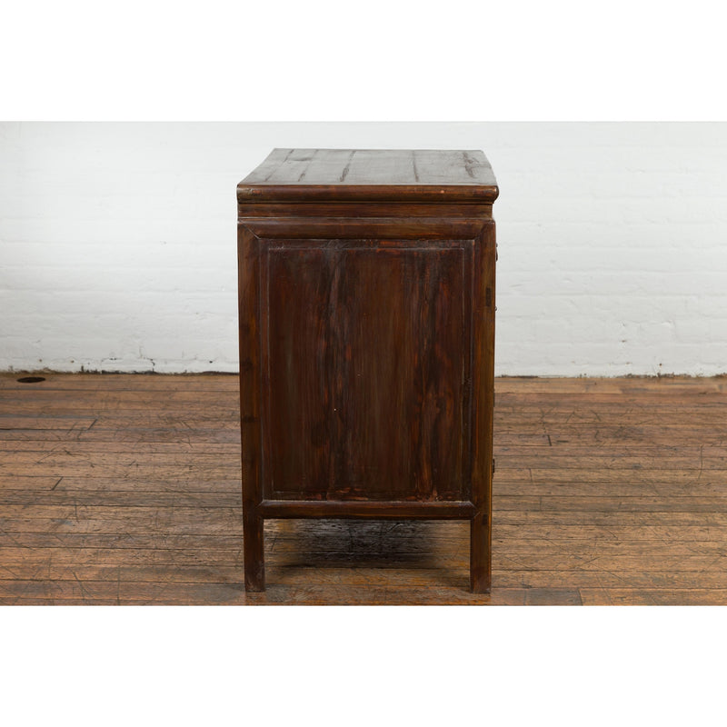 Antique Bedside Cabinet with 4 Drawers and Rectangular Top-YN3673-10. Asian & Chinese Furniture, Art, Antiques, Vintage Home Décor for sale at FEA Home