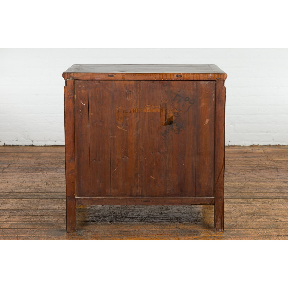 Antique Bedside Cabinet with 4 Drawers and Rectangular Top-11. Asian & Chinese Furniture, Art, Antiques, Vintage Home Décor for sale at FEA Home