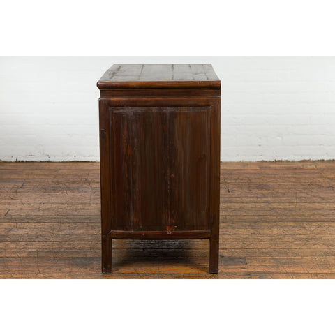 Antique Bedside Cabinet with 4 Drawers and Rectangular Top-YN3673-12. Asian & Chinese Furniture, Art, Antiques, Vintage Home Décor for sale at FEA Home