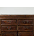 Antique Bedside Cabinet with 4 Drawers and Rectangular Top-5. Asian & Chinese Furniture, Art, Antiques, Vintage Home Décor for sale at FEA Home