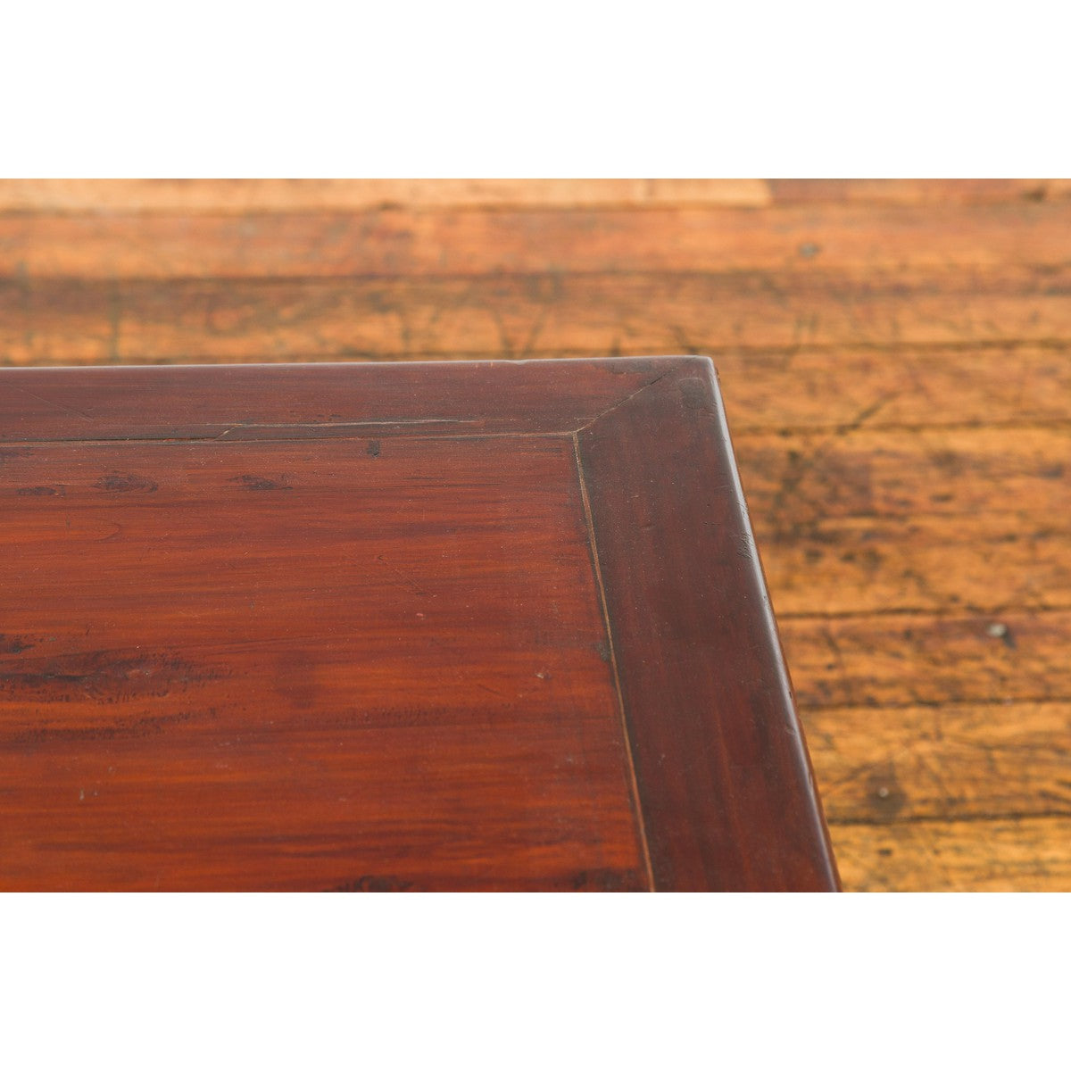 Late Qing Dynasty Small Side Table with Pillar Strut Motifs and Scrolling Feet-12. Asian & Chinese Furniture, Art, Antiques, Vintage Home Décor for sale at FEA Home