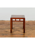 Late Qing Dynasty Small Side Table with Pillar Strut Motifs and Scrolling Feet-13. Asian & Chinese Furniture, Art, Antiques, Vintage Home Décor for sale at FEA Home