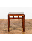 Late Qing Dynasty Small Side Table with Pillar Strut Motifs and Scrolling Feet-17. Asian & Chinese Furniture, Art, Antiques, Vintage Home Décor for sale at FEA Home