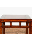 Late Qing Dynasty Small Side Table with Pillar Strut Motifs and Scrolling Feet-5. Asian & Chinese Furniture, Art, Antiques, Vintage Home Décor for sale at FEA Home