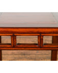 Late Qing Dynasty Small Side Table with Pillar Strut Motifs and Scrolling Feet-7. Asian & Chinese Furniture, Art, Antiques, Vintage Home Décor for sale at FEA Home