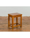 Late Qing Dynasty Side Table with Carved Reeded Apron and Side Stretchers-11. Asian & Chinese Furniture, Art, Antiques, Vintage Home Décor for sale at FEA Home