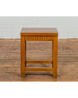 Late Qing Dynasty Side Table with Carved Reeded Apron and Side Stretchers-13. Asian & Chinese Furniture, Art, Antiques, Vintage Home Décor for sale at FEA Home