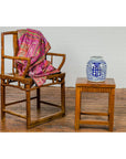 Late Qing Dynasty Side Table with Carved Reeded Apron and Side Stretchers-3. Asian & Chinese Furniture, Art, Antiques, Vintage Home Décor for sale at FEA Home