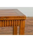 Late Qing Dynasty Side Table with Carved Reeded Apron and Side Stretchers-8. Asian & Chinese Furniture, Art, Antiques, Vintage Home Décor for sale at FEA Home