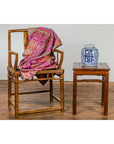 Qing Dynasty Side Table with Burl Top, Horse Hoof Legs and Humpback Stretcher-2. Asian & Chinese Furniture, Art, Antiques, Vintage Home Décor for sale at FEA Home