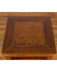 Qing Dynasty Side Table with Burl Top, Horse Hoof Legs and Humpback Stretcher-9. Asian & Chinese Furniture, Art, Antiques, Vintage Home Décor for sale at FEA Home