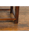 Small Square Low End Table with Carved Apron-11. Asian & Chinese Furniture, Art, Antiques, Vintage Home Décor for sale at FEA Home