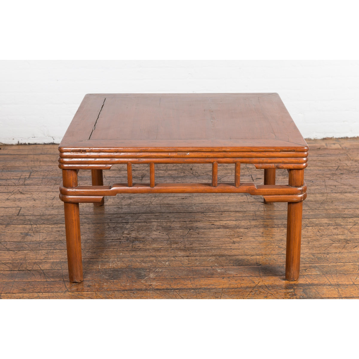 1900s Antique Square Elmwood Coffee Table-11. Asian & Chinese Furniture, Art, Antiques, Vintage Home Décor for sale at FEA Home