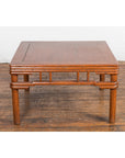 1900s Antique Square Elmwood Coffee Table-11. Asian & Chinese Furniture, Art, Antiques, Vintage Home Décor for sale at FEA Home