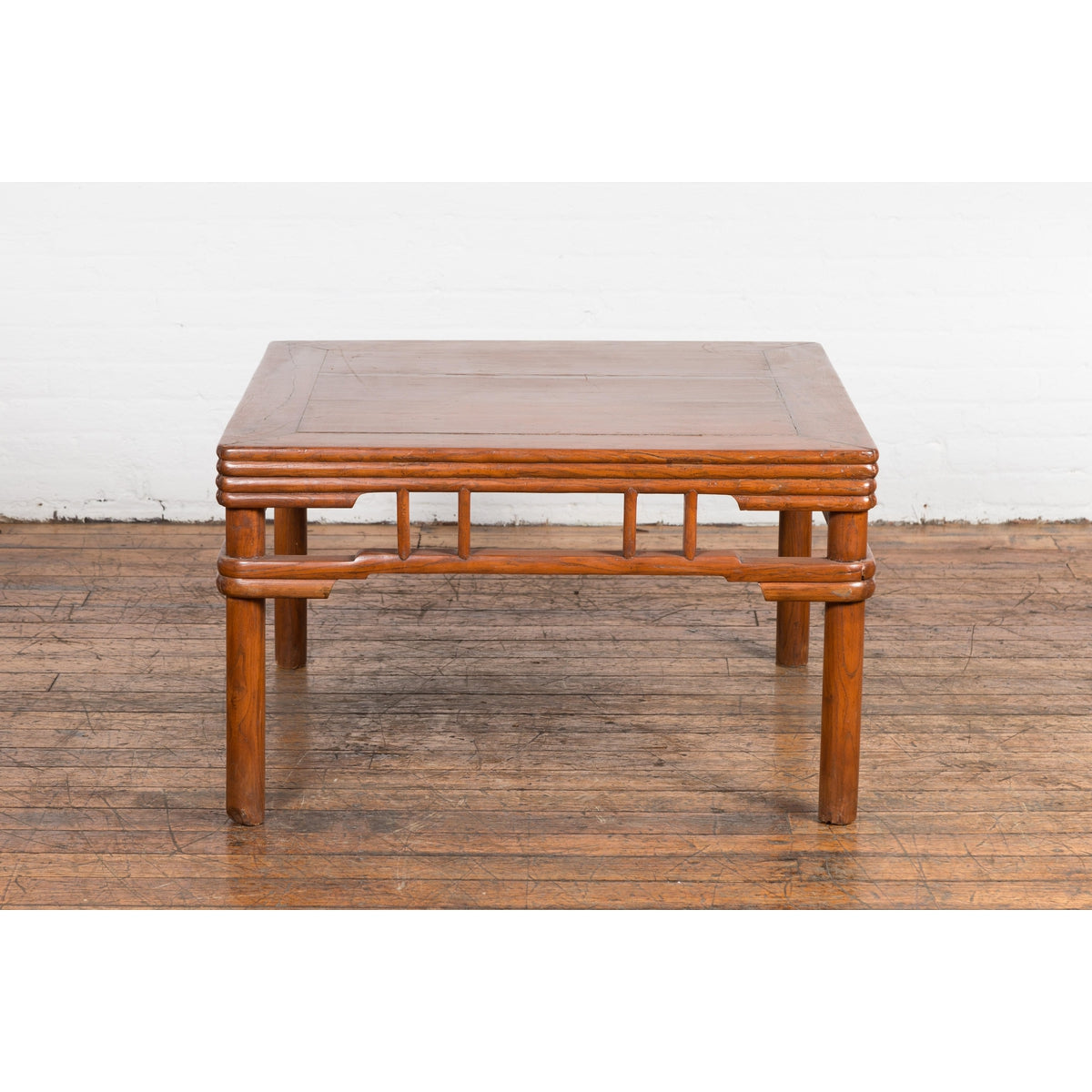 1900s Antique Square Elmwood Coffee Table-12. Asian & Chinese Furniture, Art, Antiques, Vintage Home Décor for sale at FEA Home
