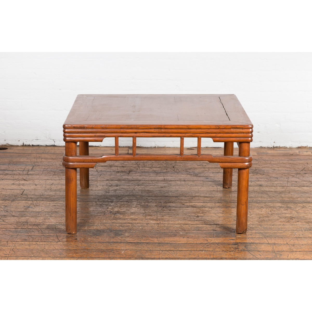 1900s Antique Square Elmwood Coffee Table-13. Asian & Chinese Furniture, Art, Antiques, Vintage Home Décor for sale at FEA Home