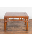 1900s Antique Square Elmwood Coffee Table-13. Asian & Chinese Furniture, Art, Antiques, Vintage Home Décor for sale at FEA Home