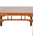 1900s Antique Square Elmwood Coffee Table-1. Asian & Chinese Furniture, Art, Antiques, Vintage Home Décor for sale at FEA Home