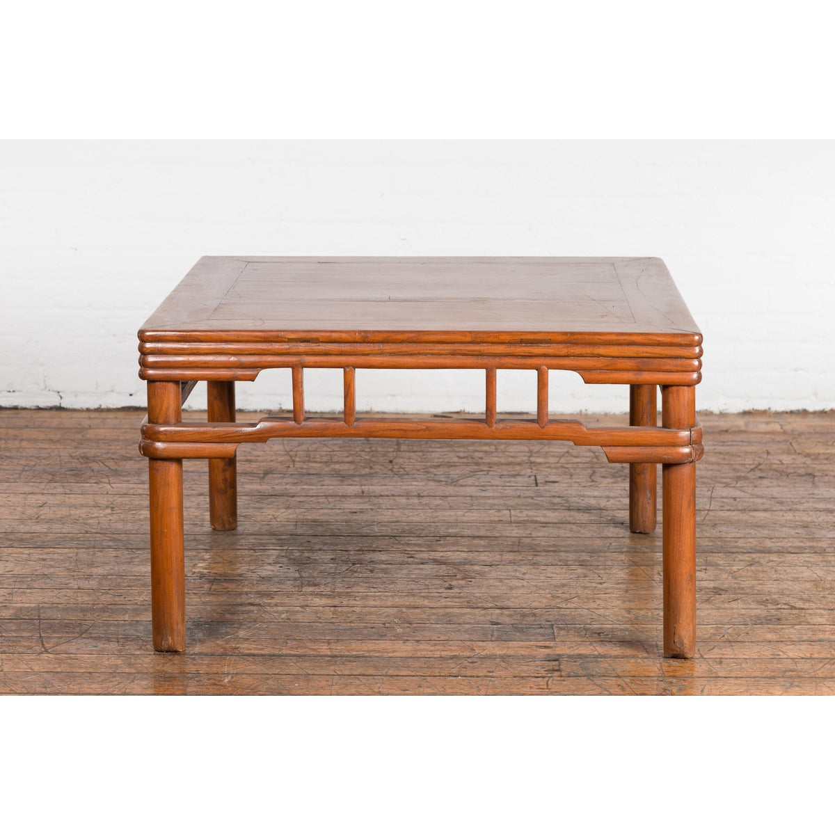 1900s Antique Square Elmwood Coffee Table-2. Asian & Chinese Furniture, Art, Antiques, Vintage Home Décor for sale at FEA Home