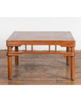 1900s Antique Square Elmwood Coffee Table-2. Asian & Chinese Furniture, Art, Antiques, Vintage Home Décor for sale at FEA Home