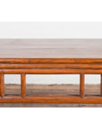 1900s Antique Square Elmwood Coffee Table-6. Asian & Chinese Furniture, Art, Antiques, Vintage Home Décor for sale at FEA Home