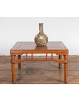 1900s Antique Square Elmwood Coffee Table-8. Asian & Chinese Furniture, Art, Antiques, Vintage Home Décor for sale at FEA Home