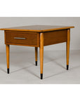Lane Altavista Midcentury Side Table with Single Drawer and Tapering Legs-4. Asian & Chinese Furniture, Art, Antiques, Vintage Home Décor for sale at FEA Home