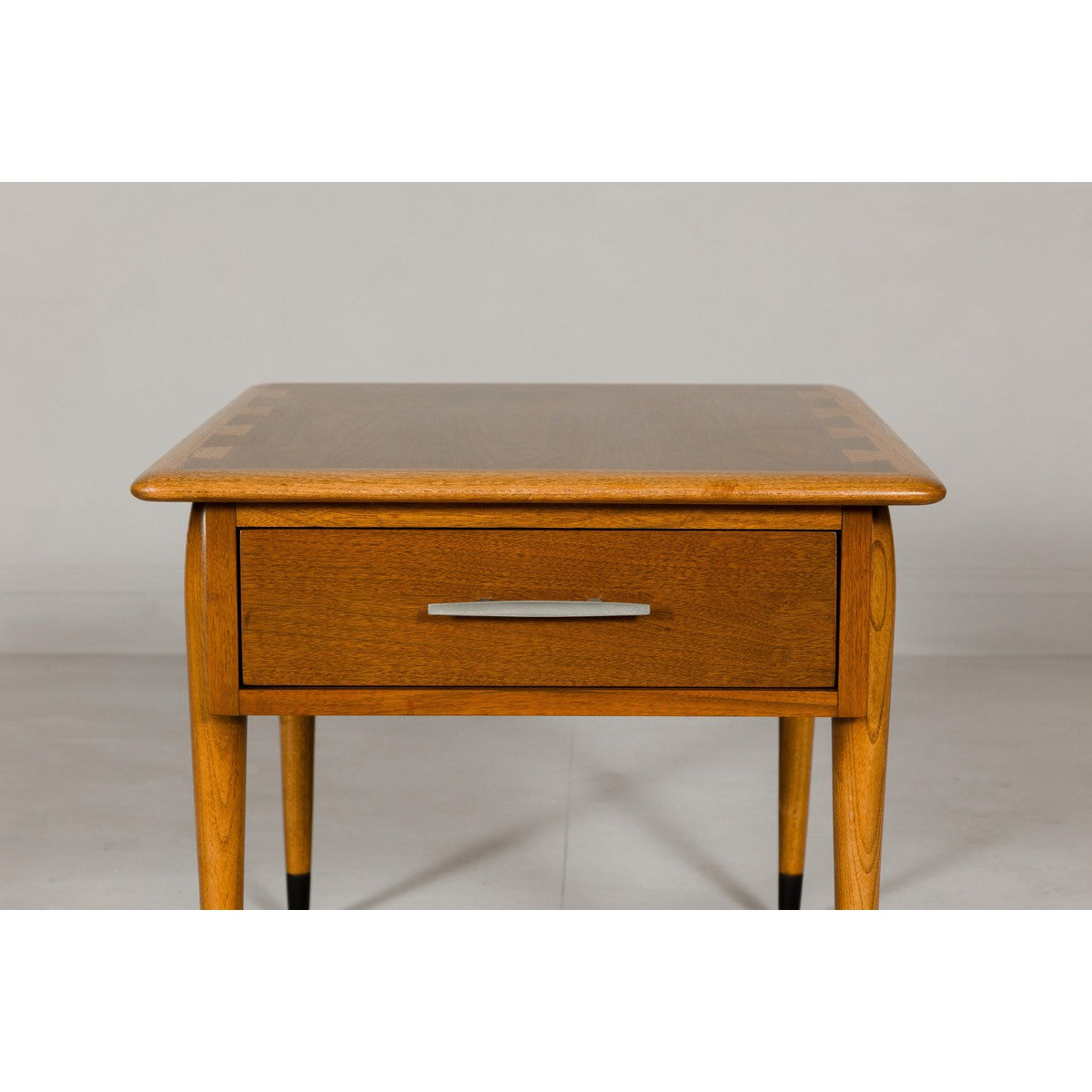 Lane Altavista Midcentury Side Table with Single Drawer and Tapering Legs-5. Asian & Chinese Furniture, Art, Antiques, Vintage Home Décor for sale at FEA Home