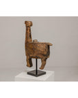 19th Century Rustic Carved Wooden Mortar and Pestle Mounted on Black Custom Base-11. Asian & Chinese Furniture, Art, Antiques, Vintage Home Décor for sale at FEA Home