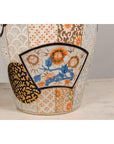Arita Style Lidded Jars with Gold, Blue and Orange Floral Motifs-10. Asian & Chinese Furniture, Art, Antiques, Vintage Home Décor for sale at FEA Home
