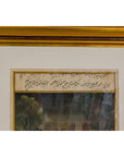 Mughal Style Watercolor on Paper Painting Depicting a King and His Harem, Framed-5. Asian & Chinese Furniture, Art, Antiques, Vintage Home Décor for sale at FEA Home