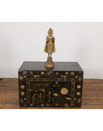 19th Century Gilded Bronze Tabletop Temple Statue-4. Asian & Chinese Furniture, Art, Antiques, Vintage Home Décor for sale at FEA Home