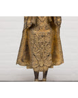 19th Century Gilded Bronze Tabletop Temple Statue-7. Asian & Chinese Furniture, Art, Antiques, Vintage Home Décor for sale at FEA Home