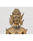 19th Century Gilded Bronze Tabletop Temple Statue-9. Asian & Chinese Furniture, Art, Antiques, Vintage Home Décor for sale at FEA Home