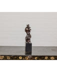Bronze Greco Roman Style Bust of a Spartan Soldier on Black Wooden Base-13. Asian & Chinese Furniture, Art, Antiques, Vintage Home Décor for sale at FEA Home