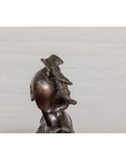Bronze Greco Roman Style Bust of a Spartan Soldier on Black Wooden Base-14. Asian & Chinese Furniture, Art, Antiques, Vintage Home Décor for sale at FEA Home