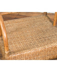 Vintage Burmese Country Style Hand-Woven Rattan Armchair with Rounded Back-9. Asian & Chinese Furniture, Art, Antiques, Vintage Home Décor for sale at FEA Home