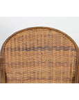Pair of Burmese Vintage Country Style Woven Rattan and Bamboo Chairs-16. Asian & Chinese Furniture, Art, Antiques, Vintage Home Décor for sale at FEA Home